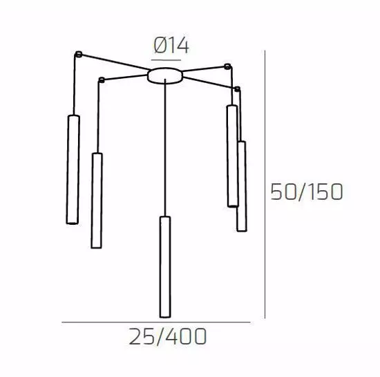 Sospensione Round Tube - immagine 12