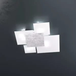 Plafoniera Upgrade - Foglia argento, 70