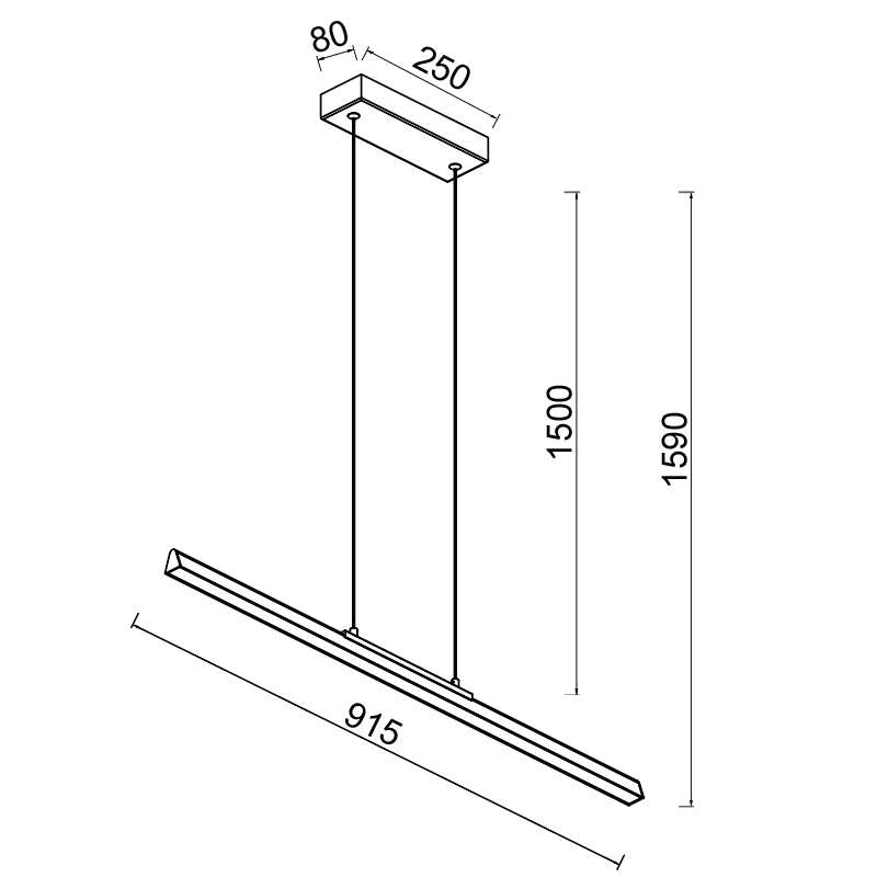 Sospensione Lineal - immagine 14