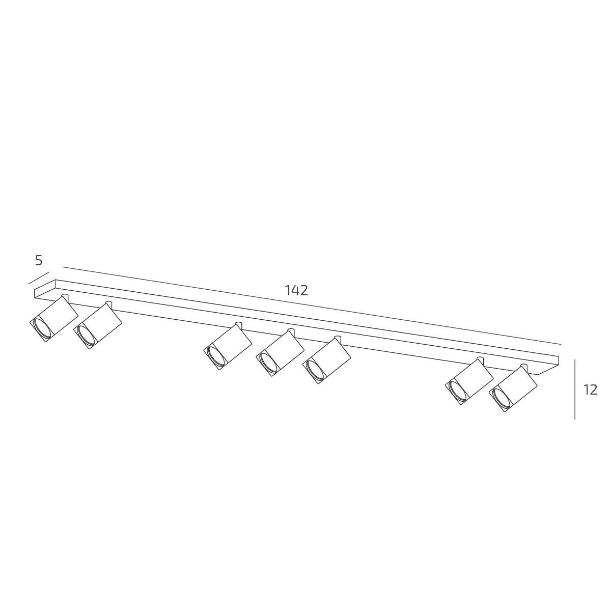 Plafoniera/lampada da parete KIBO - immagine 16