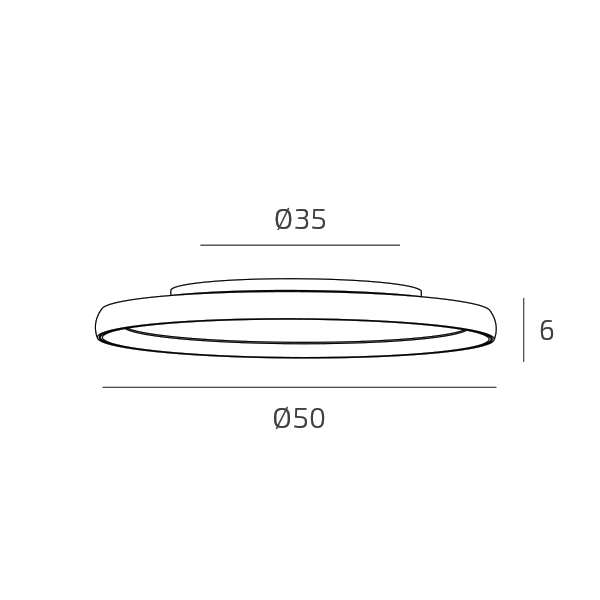 Plafoniera/lampada da parete Plana - immagine 12