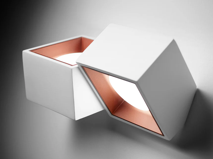 Applique in gesso 2 Luci NASSO - immagine 4